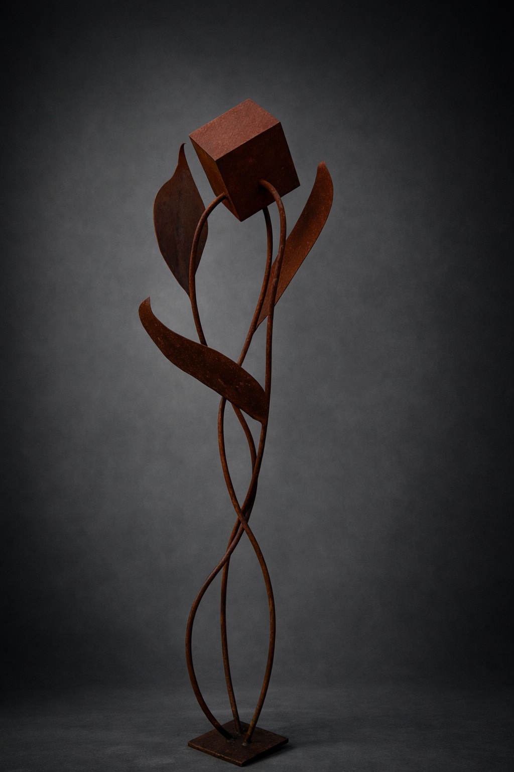 Sculpture en acier Corten - Harmonie