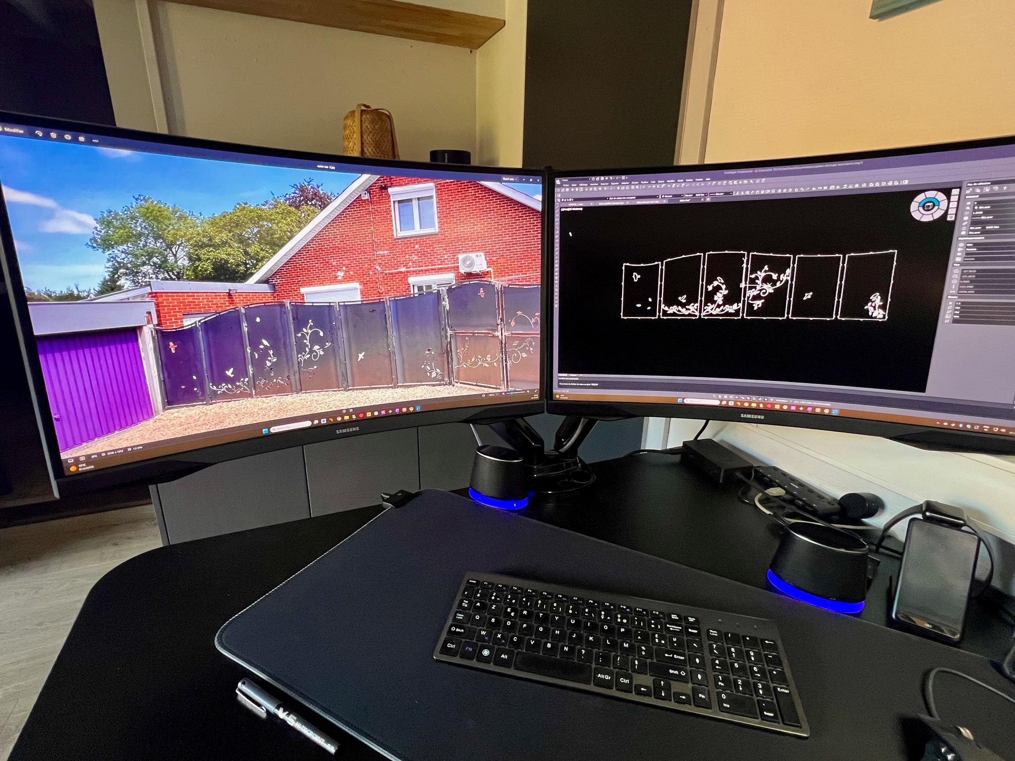 Conception 3D et réalisation en ferronnerie
